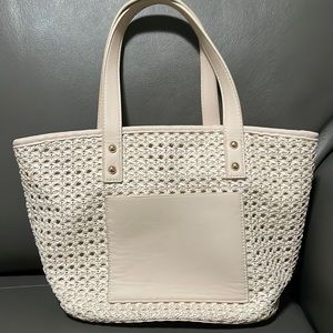 Just fab purse light beige